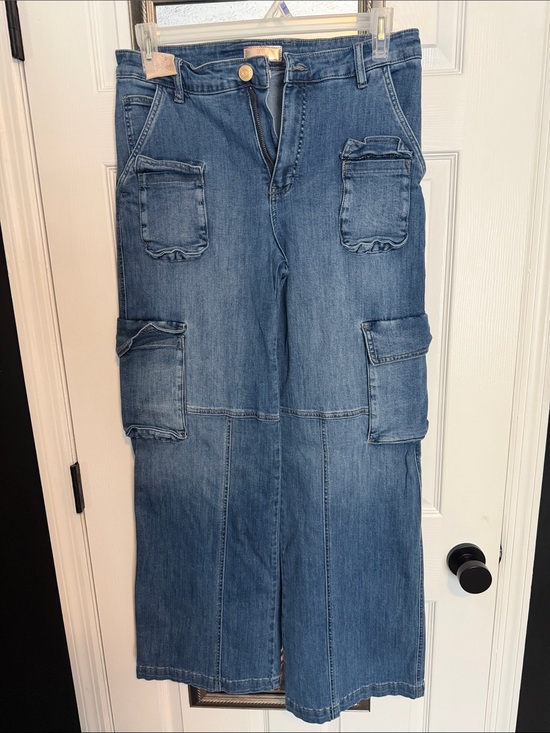Kut from the Kloth Denim - Kut From The Cloth Blue Cargo Pocket Denim Jeans